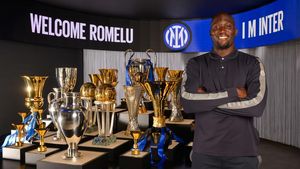 Senyum Merekah Lukaku Usai Balik ke Inter Milan