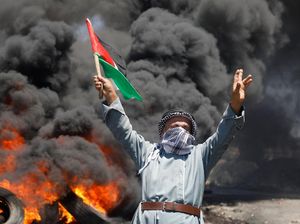 Warga Palestina Protes Pemukiman Israel di Kafr Qaddum Tepi Barat