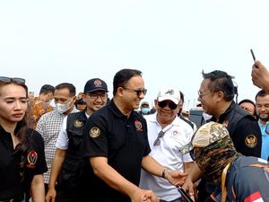 Anies Diteriaki Presiden Saat Buka Turnamen Aduan Layangan di PIK 2