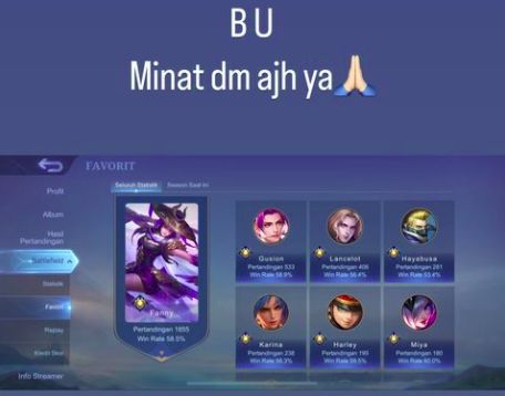 Butuh Uang, Tegar Jual Akun Mobile Legend Rp2 Juta