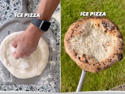 Viral! Chef Ini Bikin Pizza Topping Es Batu, Netizen Kaget