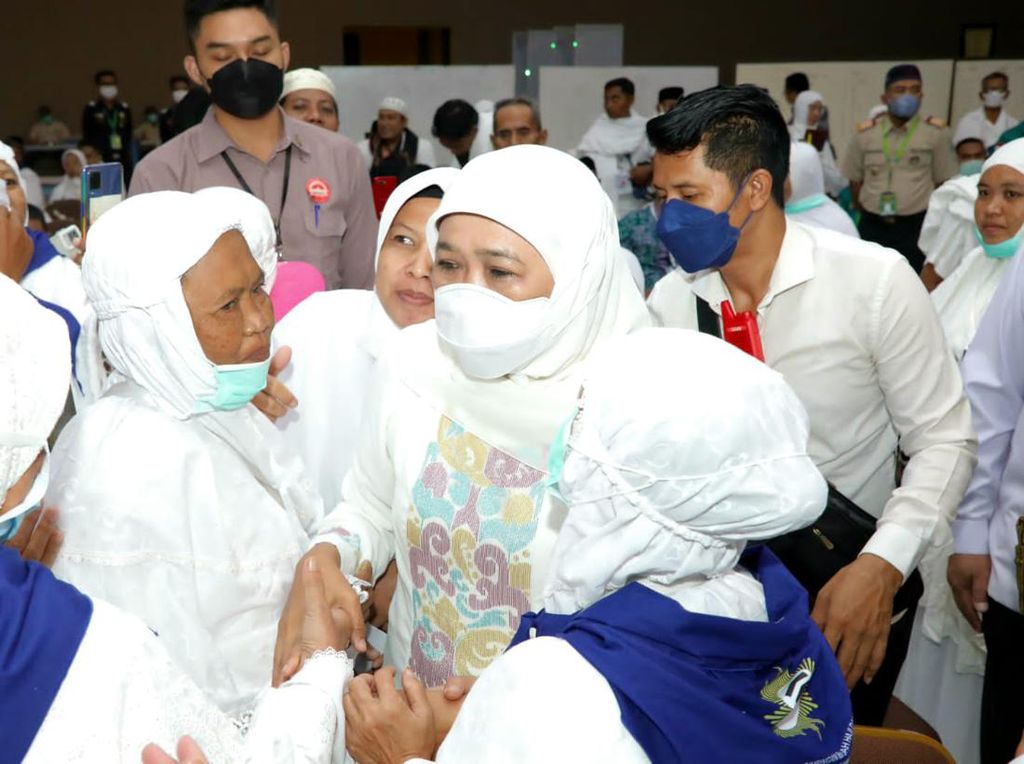5 Daerah Sumbang Jemaah Haji Terbanyak, Khofifah: Penanda Kebangkitan Jatim