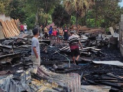 Gudang Kayu Terbakar di Buleleng, Nengah Nu Rugi Miliaran Rupiah