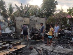 Kronologi Kebakaran Gudang Kayu Milik Nengah Nu di Buleleng