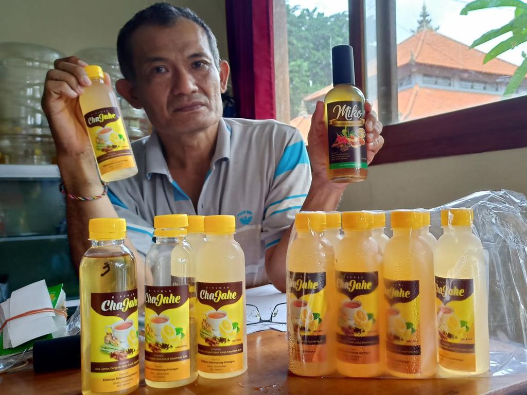 BUMDes Abiantuwung Winangun Produksi Minuman Penambah Stamina