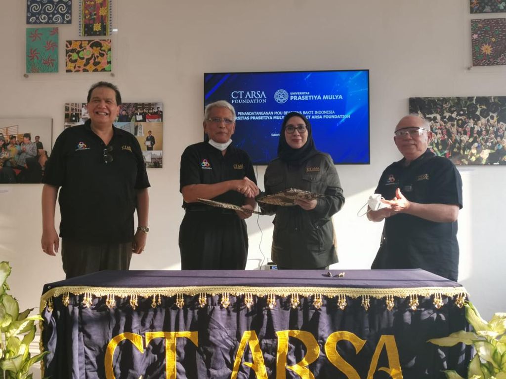 CT ARSA-Prasetiya Mulya Perkuat MoU Kerja Sama Pendidikan