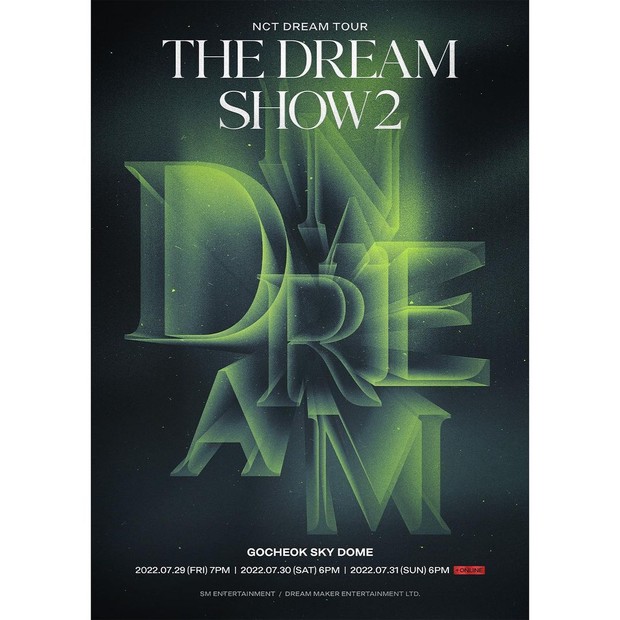 Poster 'The Dream Show 2: In A DREAM'/Foto: instagram.com/nct_dream NCT Dream merilis poster dream tour kedua yang akan dimulai akhir Juli 2022.