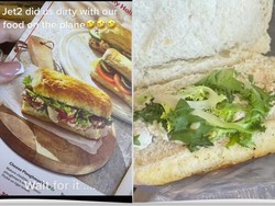 Zonk! Beli Sandwich di Pesawat, Wanita Cuma Dapat Isian Selada