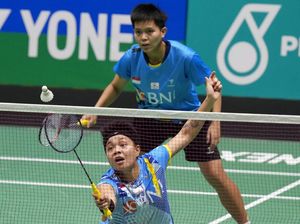 Jatuh Bangun Apri/Fadia di Final Malaysia Open 2022
