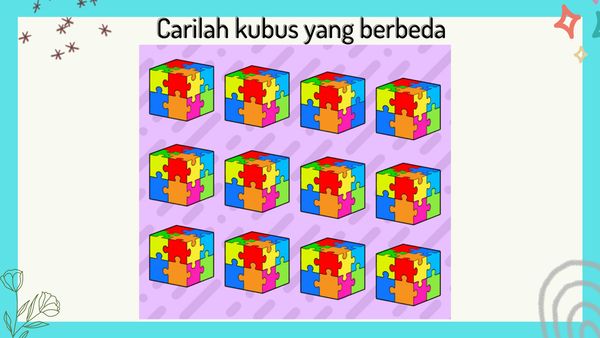 Tebak-tebakan Khusus Si Paling Teliti, Coba Cari Objek yang Berbeda!