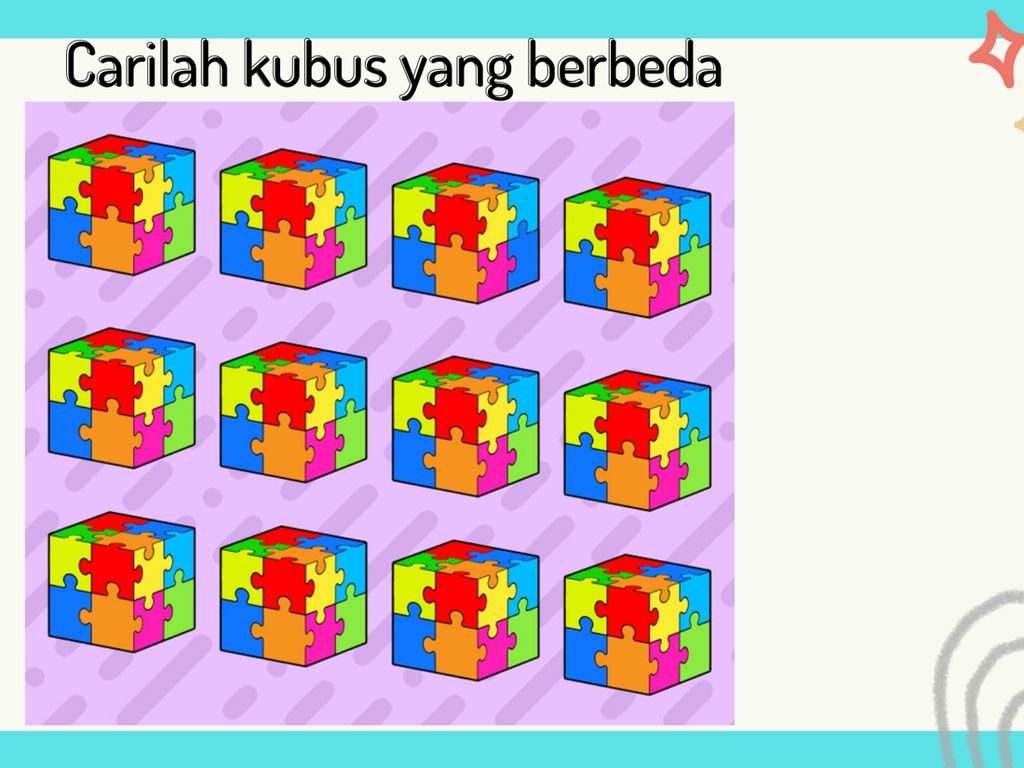 Tebak-tebakan Khusus Si Paling Teliti, Coba Cari Objek yang Berbeda! Tebak-tebakan Khusus Si Paling Teliti, Coba Cari Objek yang Berbeda!