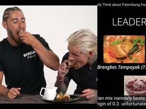 Bule Ini Cicip 3 Makanan Khas Palembang, Begini Reaksinya!