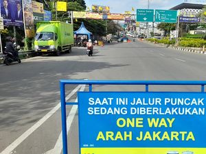 Ingat! One Way Arah Puncak Bogor Diberlakukan Pagi Ini