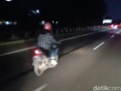Gegara Aplikasi Empat Pemotor Nyasar ke Jalan Tol di Bandung