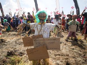 Potret Festival Anak Sawah di Sidoarjo