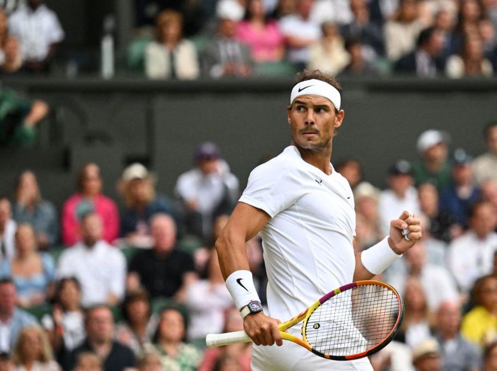 Hasil Wimbledon 2022: Nadal Lolos ke Babak Keempat, Swiatek Tersingkir