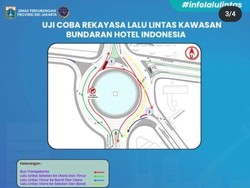 Ingat! Lalin di Bundaran HI Berubah di Jam Pulang Kantor