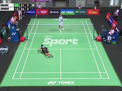 Drop Shot Bikin Vincent Rompies Juara Tepok Bulu 2022 Kalahkan Valentino Jebret
