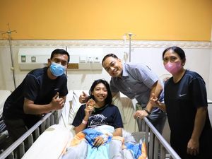 Walkot Eri Sambangi Atlet Tarung Bebas yang Cedera di Porprov Jatim