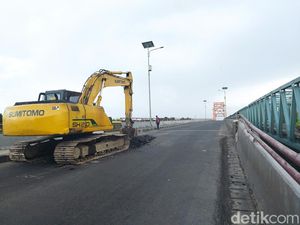 Jembatan Sembayat Gresik Diperbaiki, Ditutup Selama 4,5 Bulan Jembatan Sembayat Gresik Diperbaiki, Ditutup Selama 4,5 Bulan