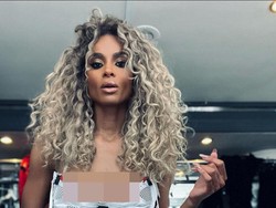 Ciara Tampil Seksi Pakai Bodysuit Terbuat dari 4 Sneakers Air Jordan