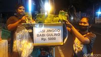 Murah Banget, Nasi Jinggo Babi Guling Ini Cuma Rp 5 Ribu