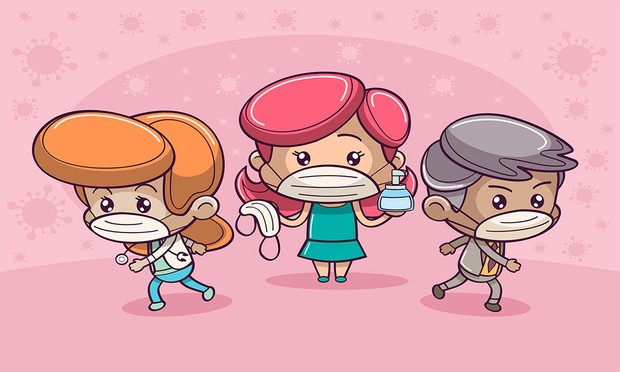 Gambar mematuhi prokes