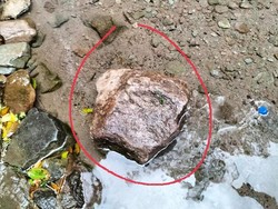 Sebesar Ini Batu Maut yang Menewaskan Seorang Wisatawan Air Terjun di Magetan