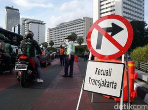 Urai Kemacetan, Arus Lalin di Kawasan Bundaran HI Diatur Ulang