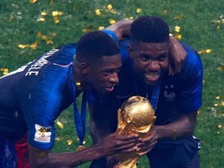Tahun 2018 lalu ketika Umtiti turut jadi punggawa Timnas Prancis kala menangi Piala Dunia, dirinya punya market value mencapai Rp 1 triliun! (Getty Images)