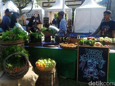 Sayur Organik Laris Manis di Sanfest 2022, Sanur, Bali