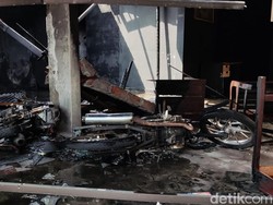 Sejumlah Ruko-Motor Dibakar Massa, Diduga Dipicu Ricuh di Karaoke Sleman