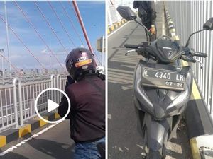 Driver Ojol Dikabarkan Loncat dari Jembatan Suramadu Driver Ojol Dikabarkan Loncat dari Jembatan Suramadu