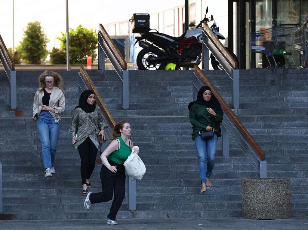Kepanikan Pengunjung Mal di Kopenhagen Usai 3 Orang Tewas Ditembak