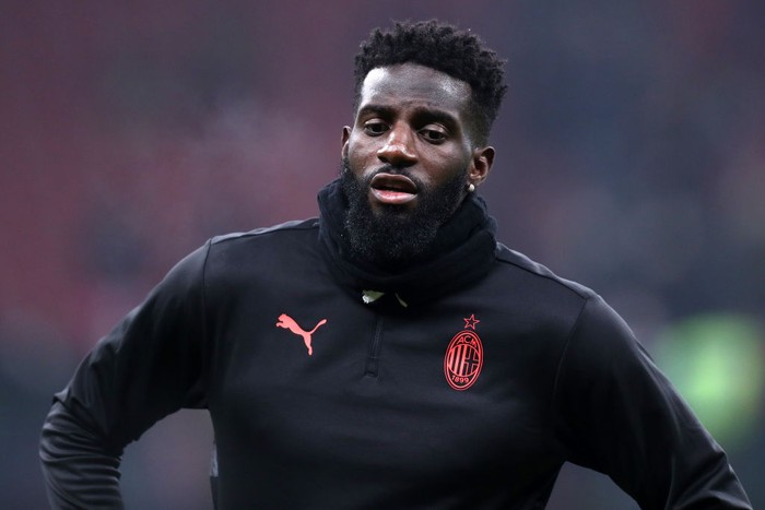 STADIO GIUSEPPE MEAZZA, MILANO, ITALY - 2022/01/23: Tiemoue Bakayoko of Ac Milan  during warm up before the Serie A match between Ac Milan and Juventus Fc. The match ends in a tie 0-0. (Photo by Marco Canoniero/LightRocket via Getty Images)