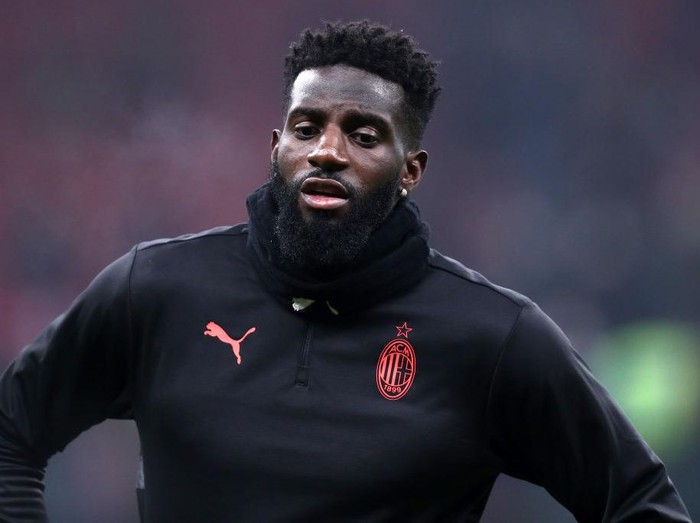 STADIO GIUSEPPE MEAZZA, MILANO, ITALY - 2022/01/23: Tiemoue Bakayoko of Ac Milan  during warm up before the Serie A match between Ac Milan and Juventus Fc. The match ends in a tie 0-0. (Photo by Marco Canoniero/LightRocket via Getty Images)
