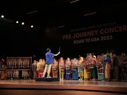 Keren! Tim Angklung Jabar Tur ke Amerika Serikat