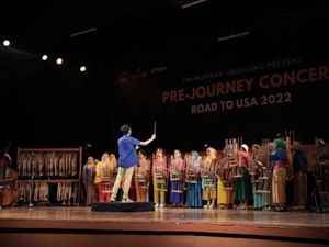 Keren! Tim Angklung Jabar Tur ke Amerika Serikat Keren! Tim Angklung Jabar Tur ke Amerika Serikat