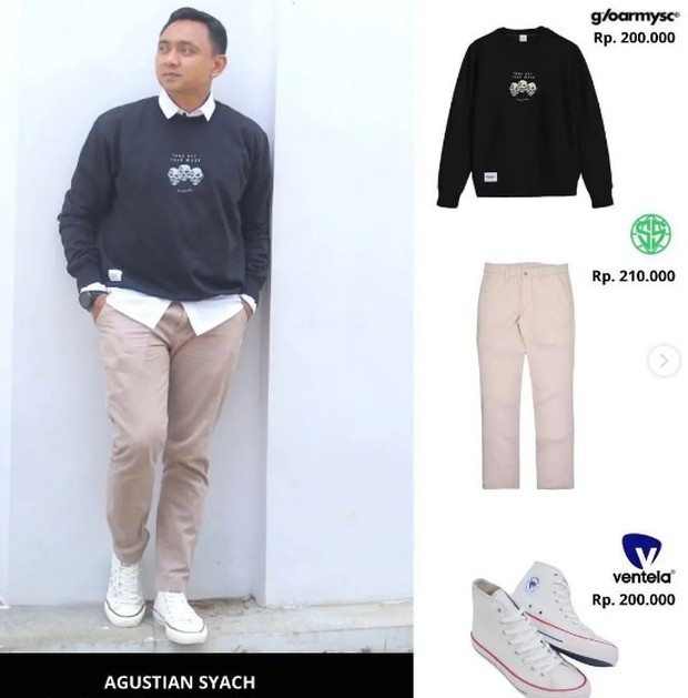 Agustian Syach/Foto : instagram.com/pemkotbogor Agustian Syach, Kepala Satpol PP Kota Bogor, dalam tampilan kasual