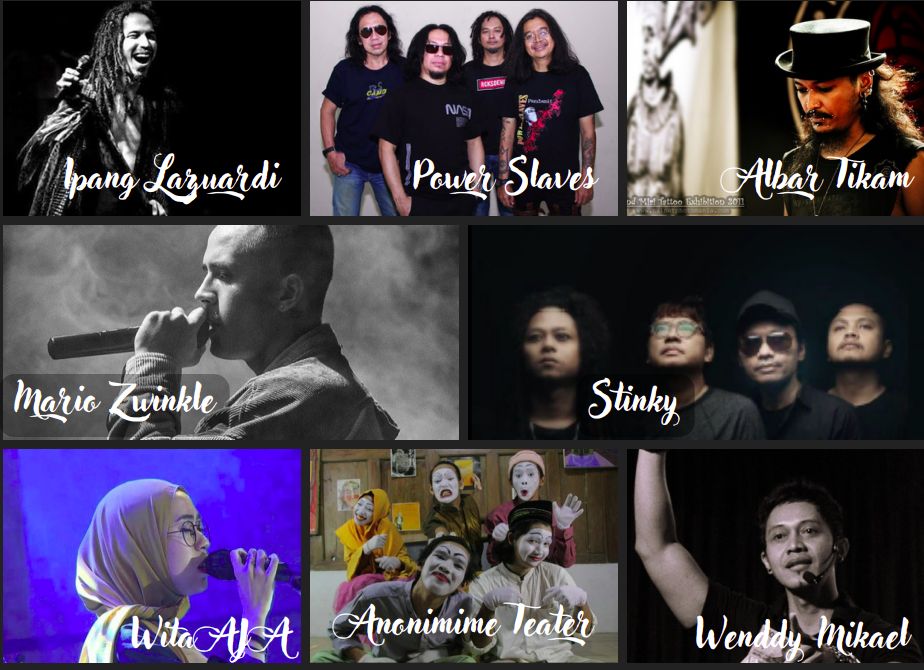 Daftar pengisi acara di Konser Musik Alam Bersuara