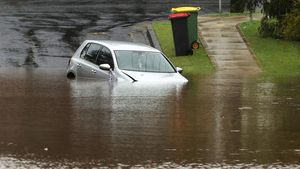 Deretan Mobil yang Jadi Korban Banjir di Sydney