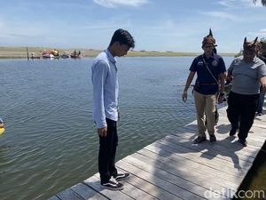 Kunjungi Green Talao Park Pariaman, Sandiaga Digelari Bagindo Lembak Tuah