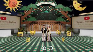 8 Foto Pasangan Yogyakarta Gelar Pernikahan Metaverse Pertama di Indonesia