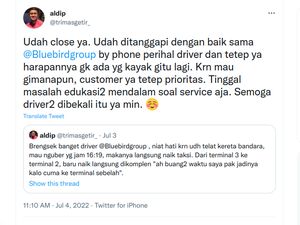 Blue Bird Minta Maaf Soal Penumpang Diputar-putar Sopir di Soetta Blue Bird Minta Maaf Soal Penumpang Diputar-putar Sopir di Soetta