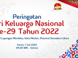 Dihadiri Jokowi, BKKBN Gelar Puncak Hari Keluarga Nasional di Medan