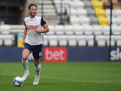 Ben Davies, bek tengah Liverpool yang bergabung di tahun 2021 (dibeli dari Preston) dikabarkan belum memikat manajer Juergen Klopp. Davies kabarnya diincar klub Skotlandia, Celtic (CameraSport via Getty Images/Kevin Barnes - CameraSport)