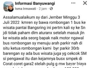 Viral Pemalakan di Obyek Wisata Banyuwangi Bikin Wisatawan Kecewa Viral Pemalakan di Obyek Wisata Banyuwangi Bikin Wisatawan Kecewa
