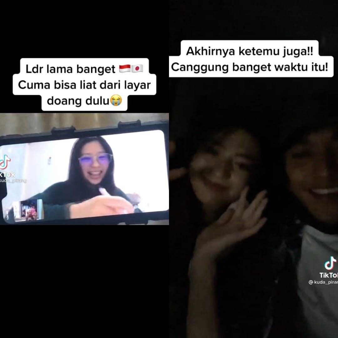 Perempuan Jepang Temui Kekasihnya di Indonesia