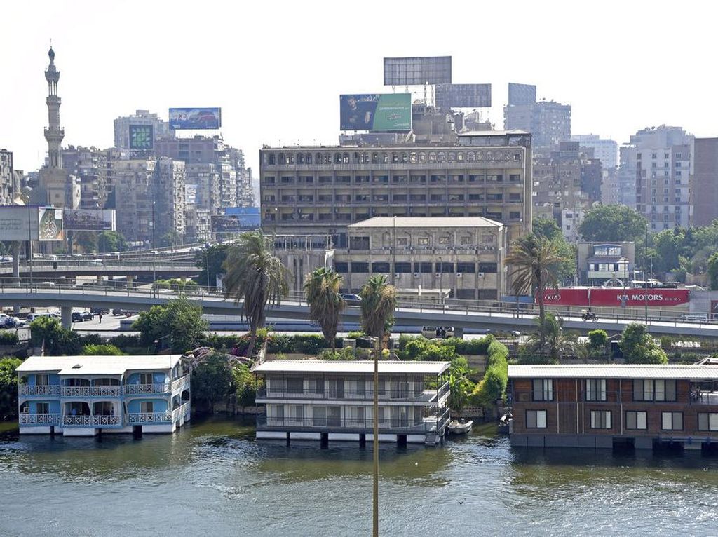 Deretan Rumah Perahu yang Ikonik di Sungai Nil Bakal Digusur