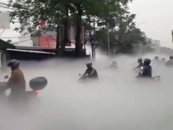 Gegana-Labfor Turun Tangan Usut Gas Putih Viral Tumpah ke Jalanan Tangerang